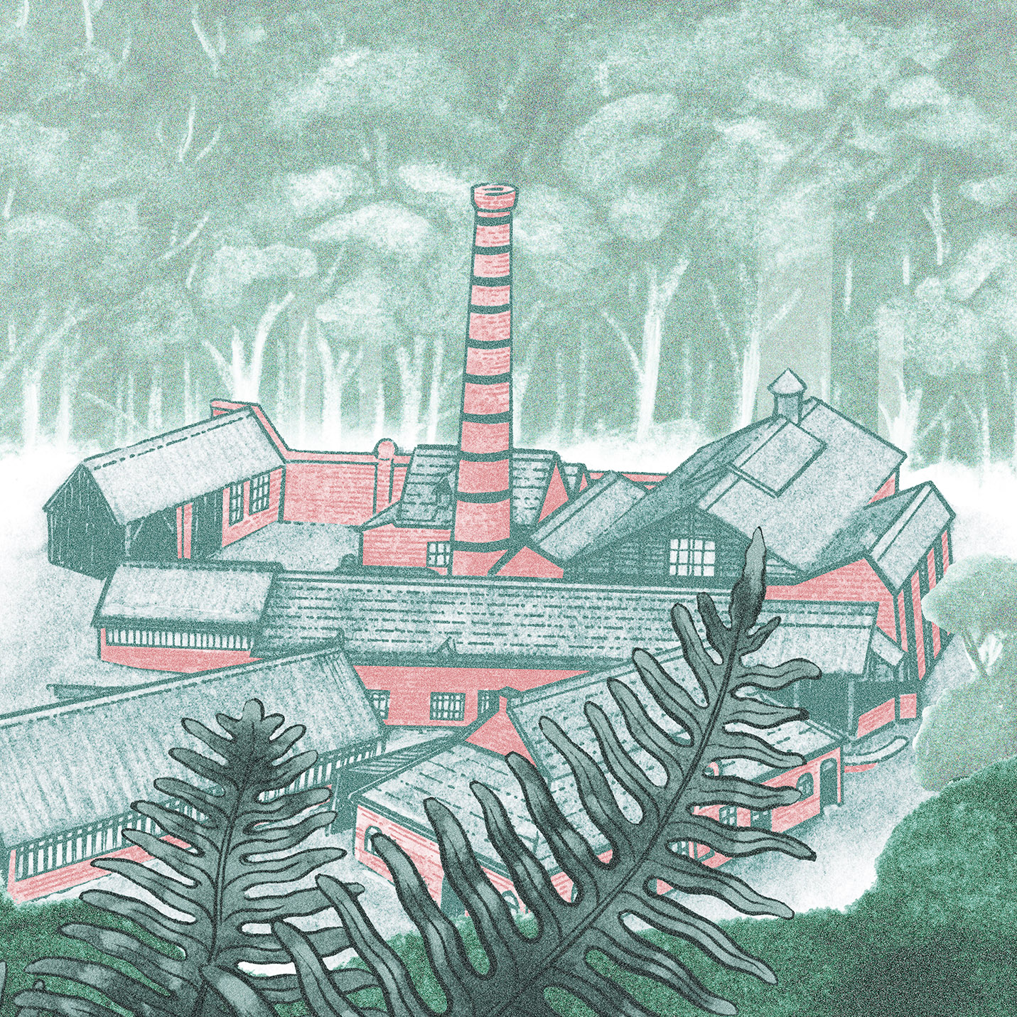 Dessin de l'usine de Fourmies